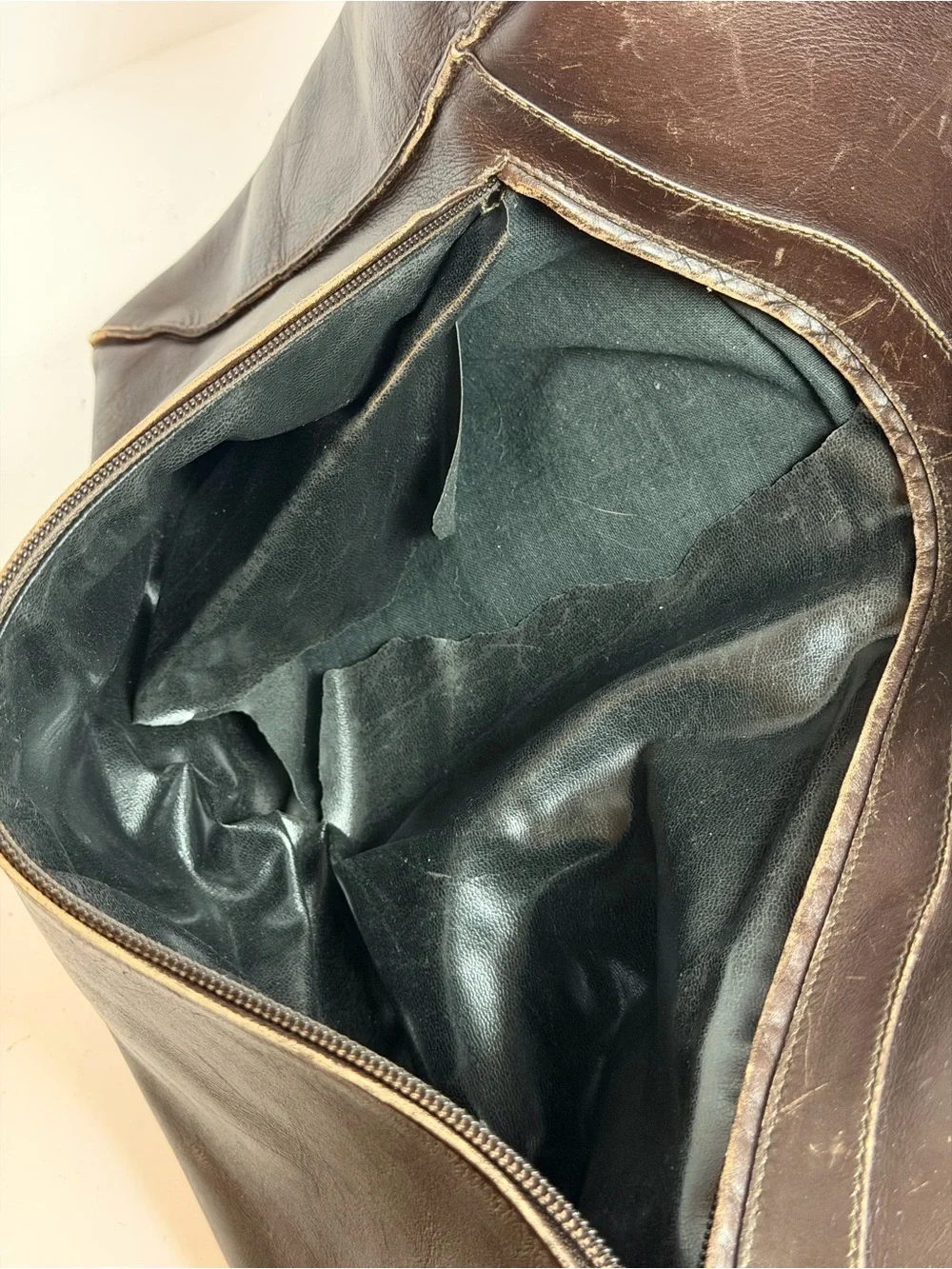 Vintage Salvatore Ferragamo Brown Leather Business Bag
